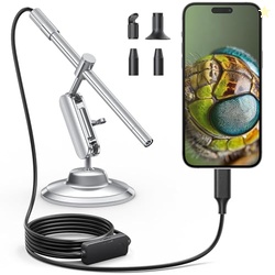Teslong USB-C Digital Microscope, 10X to 200X Magnification Portable C