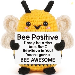 Bee Positive Birthday Gifts for Women Men, Teacher Appreciation Gradua