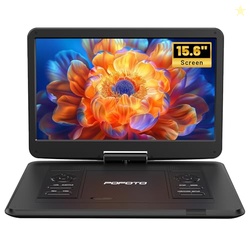 POFOTO 17.5 Portable DVD Player with 15.6 Large HD Screen, 6 Hours Rec