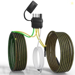 Oyviny 4 Pin 5 Wire Trailer Wiring Harness 22FT for Rewiring Both-Side