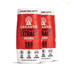 Lakanto Liquid Monkfruit Extract Drops - Zero Calorie, Zero Sugar, Ket