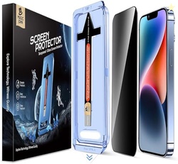 MAGIC JOHN 2 Pack for iPhone 13/13Pro/14/16e 6.1 inch Privacy Glass Sc