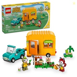LEGO Animal Crossing Leif's Caravan & Garden Shop Building Toy - Gift 