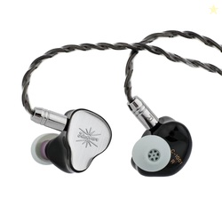 Linsoul Kiwi Ears KE4 in Ear Monitor, 2DD+2BA Hybrid Earphone, Gaming 