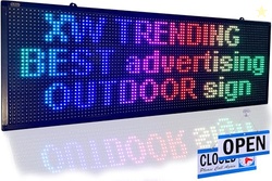LED sign, scrolling sign 45", WiFi perfect tool for advertising, color
