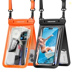 UNBREAKcable IPX8 Waterproof Phone Pouch 2-Pack, Double Space Waterpro