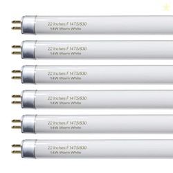 22 Inch T5 Fluorescent Light Bulb 14 Watt F14T5/WW Compatible with Syl