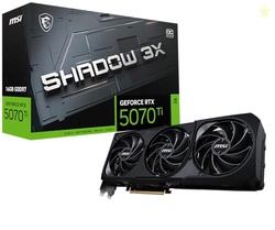 msi Gaming RTX 5070 TI 16G Shadow 3X OC Graphics Card (16GB GDDR7, 256