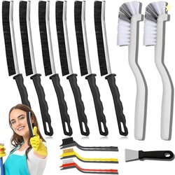 Crevice Cleaning Brush Set (12 Pack)  Hard Bristle Gap Cleaning Tool f