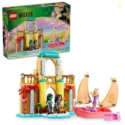 LEGO Wicked Glinda, Elphaba & Nessarose at Shiz University Building To