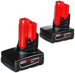 Milwaukee 48-11-2412 Twin Pack of 3.0 Amp Hour Extended Capacity 12V L