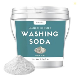 11 lb Sodium Carbonate Washing Soda, Super Washing Soda For Laundry, 1