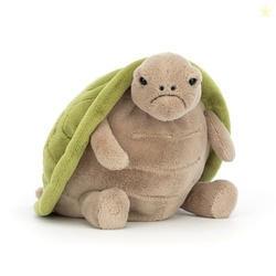 Jellycat Timmy Turtle Stuffed Animal, 11 inches - Reptile Plush Toy - 