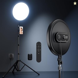 Weilisi Large Ring Light with Stand, 72 Tripod with Ring Light, 6500K 