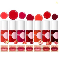 bayfree Lip Tint Stain Set, 7 PCS Lip Stain Long Lasting Waterproof, H