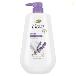 Dove 24hr Lotion Body Wash Relax Lavender Oil & Chamomile, 30.6 oz | H