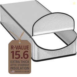 Attic Door Insulation Cover for Pull Down Ladder or Stair 25" x 54" x 