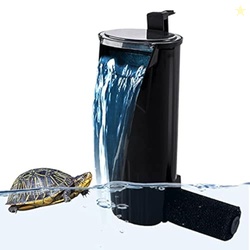 PULACO Aquarium Internal Filter 3 to 20 Gallons, for Turtle Tanks, Rep