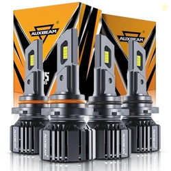 Auxbeam 9005 and 9006 Combo Bulbs, 40000LM 600% Brighter 9005/9006 Fog