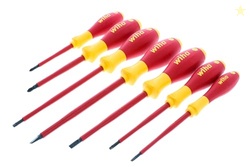 Wiha 32097 | 7 Piece Insulated SoftFinish Screwdriver Set