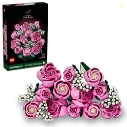 LEGO Botanicals Bouquet of Pink Roses Artificial Flowers - Building Bl