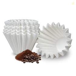 1-2 Cup Small Coffee Filters,100 Count Disposable Basket Coffee Filter