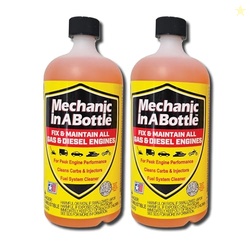 Mechanic in A Bottle for Gas & Diesel Fuel Systems 24 oz - 2 Pack Fuel