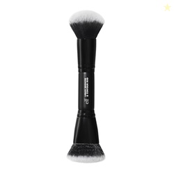 e.l.f. Liquid Bronzer & Contour Duo Brush, Silky Highly Pigmented Form
