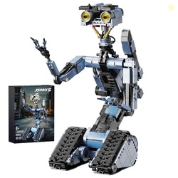 iATOM 1176 Pieces Johnny 5 Robot Building Set with Remote Control - Re