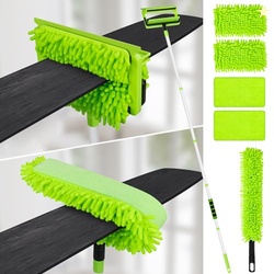 Ceiling Fan Cleaner Duster with 75'' Extension Pole, Flexible High Cei