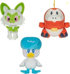 Pokmon Paldea First Partner Plush 3 Pack - 8-Inch Pokmon Plush of Fuec