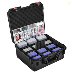 Graded Card Case Storage Box: Trading Card Storage Box with 9 Dividers