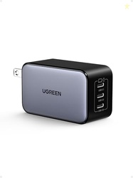 UGREEN Nexode 65W GaN USB C Wall Charger, 3-Port Type-C Fast Power Ada