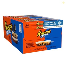 REESE'S OREO Milk Chocolate and White Creme Peanut Butter Cups, Candy 