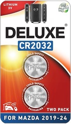 Key Fob Replacement Batteries for Mazda (2019-2025) 3 6 CX-5 CX-30 CX-
