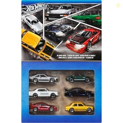 Hot Wheels 1:64 Scale Die-Cast Toy Cars, Set of 6 Japanese Vehicles wi