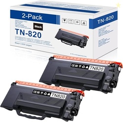 TN-820 Toner Cartridge Replacement for Brother TN820 Black Toner Cartr