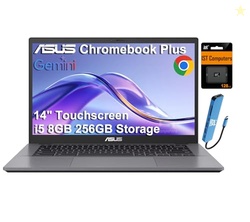 ASUS Chromebook Plus CX34 Laptop (14" FHD Touchscreen, Intel Core i5-1