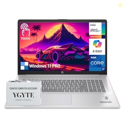 HP 17 Inch Laptop Touchscreen Computer, 17.3" HD+ Touch Screen Busines