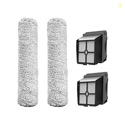 Tineco Replacement 2 HEPA Assembly & 2 Brush Roller Set, Only for iFLO
