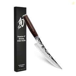 Shun Premier 6" Gokujo Boning Knife, Handcrafted Japanese Boning & Fil