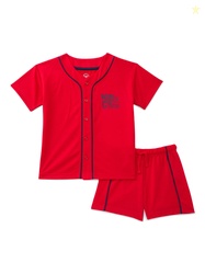 Wonder Nation Boys Jersey Top and Shorts Pajama Set 2-Piece, Sizes 4-1