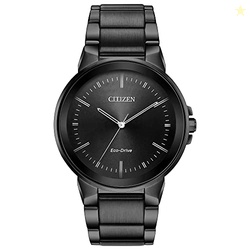 Citizen Men's Eco-Drive Modern Axiom Watch in Gray Stainless Steel, Bl
