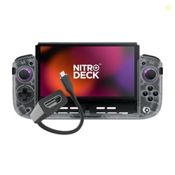 CRKD Nitro Deck+ with HDMI Adapter - Handheld Pro Controller for Ninte
