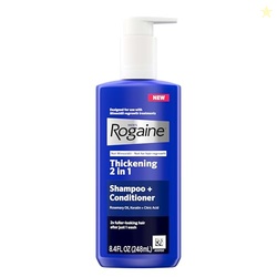 Rogaine Men's Thickening 2 in 1 Shampoo + Conditioner, Hair Thickening