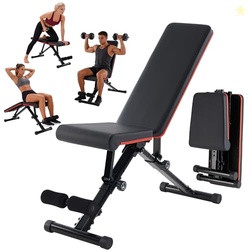 Aidoly Adjustable Weight Bench 795 lbs, Foldable Incline Bench Press