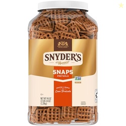 Snyder's of Hanover Pretzel Snaps, 46 Oz Canister