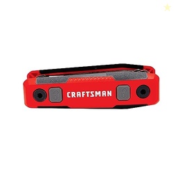CRAFTSMAN Hex Key Set, SAE, Folding Locking 8 Piece (CMHT26025)
