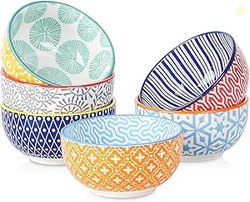 Selamica Ceramic 4 OZ Dipping Bowls Set 3.5 Inch Mini Bowl for Dipping