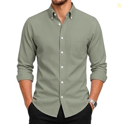 Men's Oxford Dress Shirts Long 